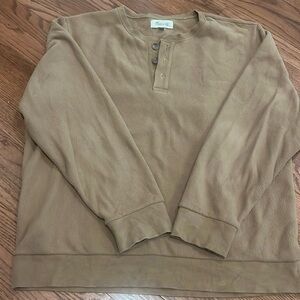 Madewell fleece shirt men’s L